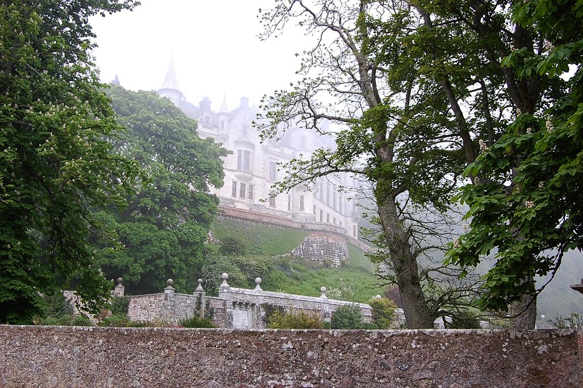 Dunrobin Castle von hinten