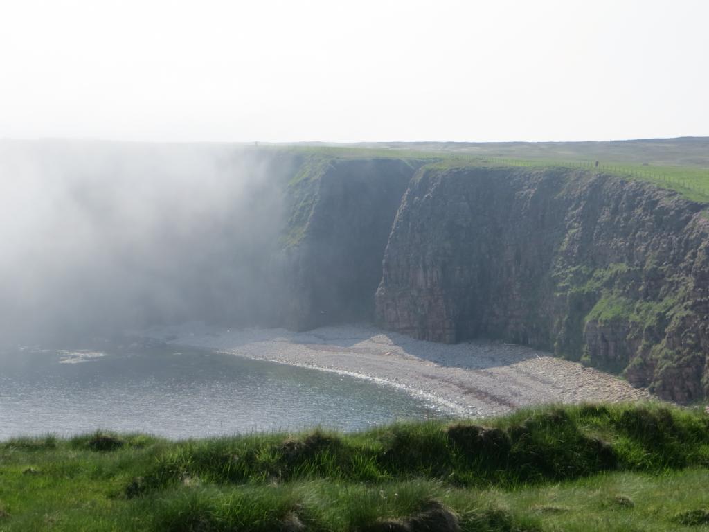 Küste im Nebel