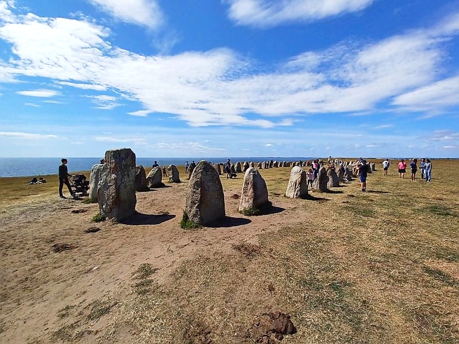 Steinkreis Ales Stenar an der Südküste Schwedens