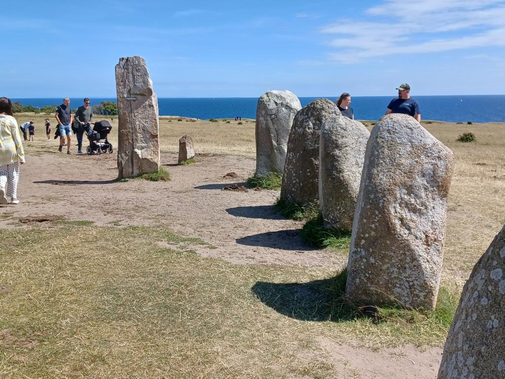 Steinkreis Ales Stenar an der Südküste Schwedens