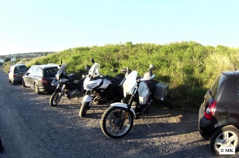 Motorradparkplatz Motorradparkplatz