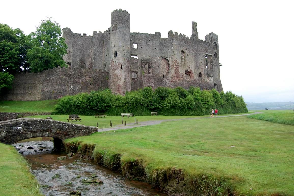 Ruine von Laugharne Castle Ruine von Laugharne Castle