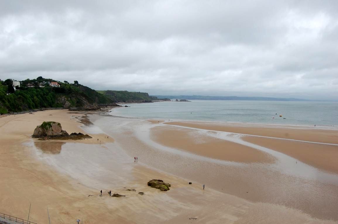 Tenby, ein beliebter Küstenort Tenby, ein beliebter Küstenort