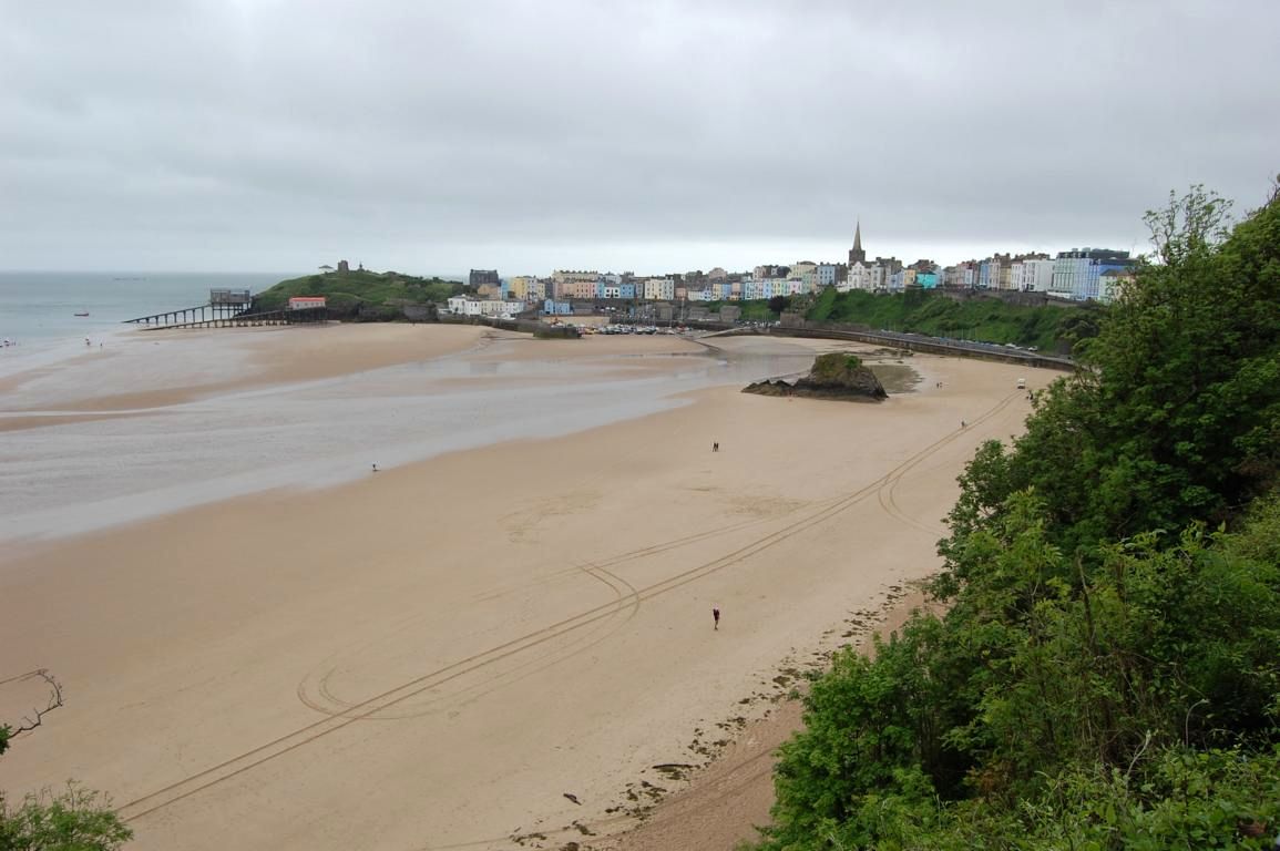 Tenby, ein beliebter Küstenort Tenby, ein beliebter Küstenort